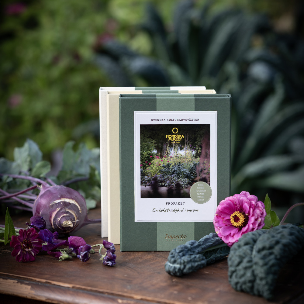 En køkkenhave i purpur