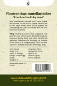 Paletblad 'Premium Sun Ruby Heart'