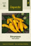 Chilipeber 'Hot Lemon', slanke frugter med let sødme, en note af frugtig citrus og en behagelig varme.