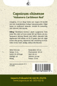 Habanero-chili 'Habanero Caribbean Red'