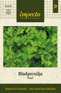 Bladpersille 'Fest', Bladpersille med mellemstore, glatte, grønne blade med meget smag og aroma.