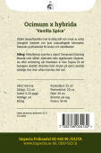Vaniljebasilikum 'Vanilla Spice'
