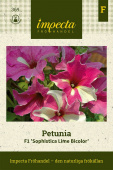 Petunia F1 'Sophistica Lime Bicolor'