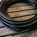 Slange 25 meter 13 mm, 25 meter stiv hovedslange / forsyningsslange 13 mm.