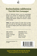 Californisk guldvalmue 'Thai Silk Pink Champagne', blomster med søde, ferskenfarvede knopper, sig til silkeblanke, champagnefarvede blomster.