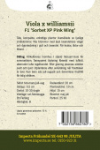 Hornviol F1 'Sorbet XP Pink Wing'