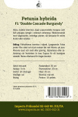 Petunia F1 'Double Cascade Burgundy'