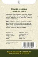 Frøkenhat 'Zinderella Peach', Spektakulære, fyldte, ferskenrosa til koralrøde blomster med tydeligt hævet midte.