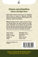 Frøkenhat ''''Zahara Starlight Rose'''', Smukke cremehvide blomster, lyserød stj
