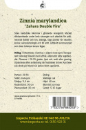 Frøkenhat ''''Zahara Double Fire'''',Store fuldt dobbelte blomster i lysende ora