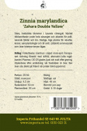 Frøkenhat ''''Zahara Double Yellow'''', Store, fuldt dobbelte blomster i strålen