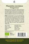 Pralbønne ''Prizegewinner'', Rødblomstrende med meget lange, velfyldte bælge.