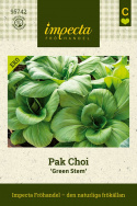 Pak Choi ''Green Stem'',  Lækre flagende, sprød konsistens og mild, glat kålsmag