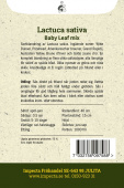 Minipluksalat Baby Leaf mix